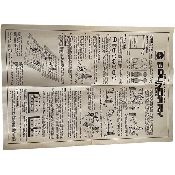 Vtg Boundary Strategy Board Game 1970 Mattel - Picture 2 of 10